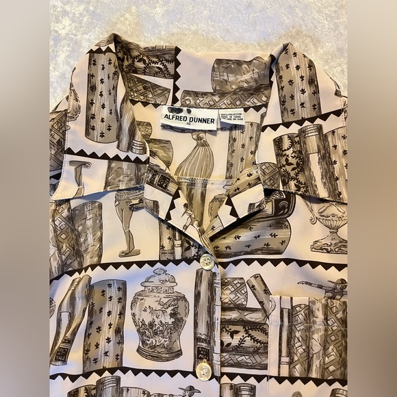 Alfred Dunner unique print blouse - Picture 6 of 6